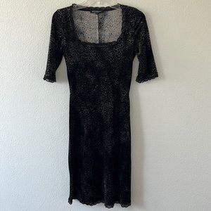 Vintage Betsy Johnson Leopard Print Dress